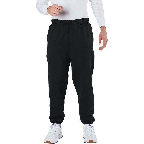 Champion Reverse Weave Sweatpants black sz men's medium NEW - Picture 2 of 9